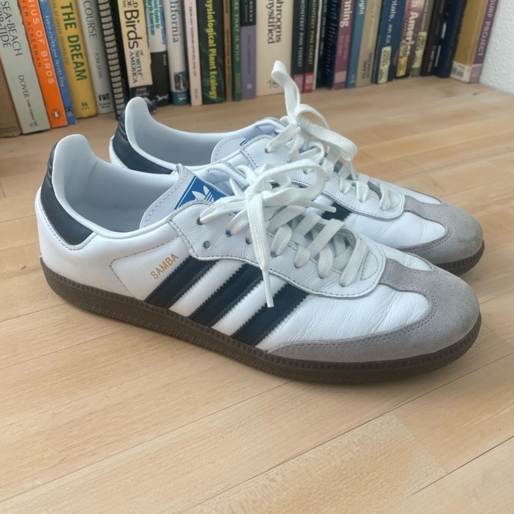 Adidas Samba White and Black Men's Shoes